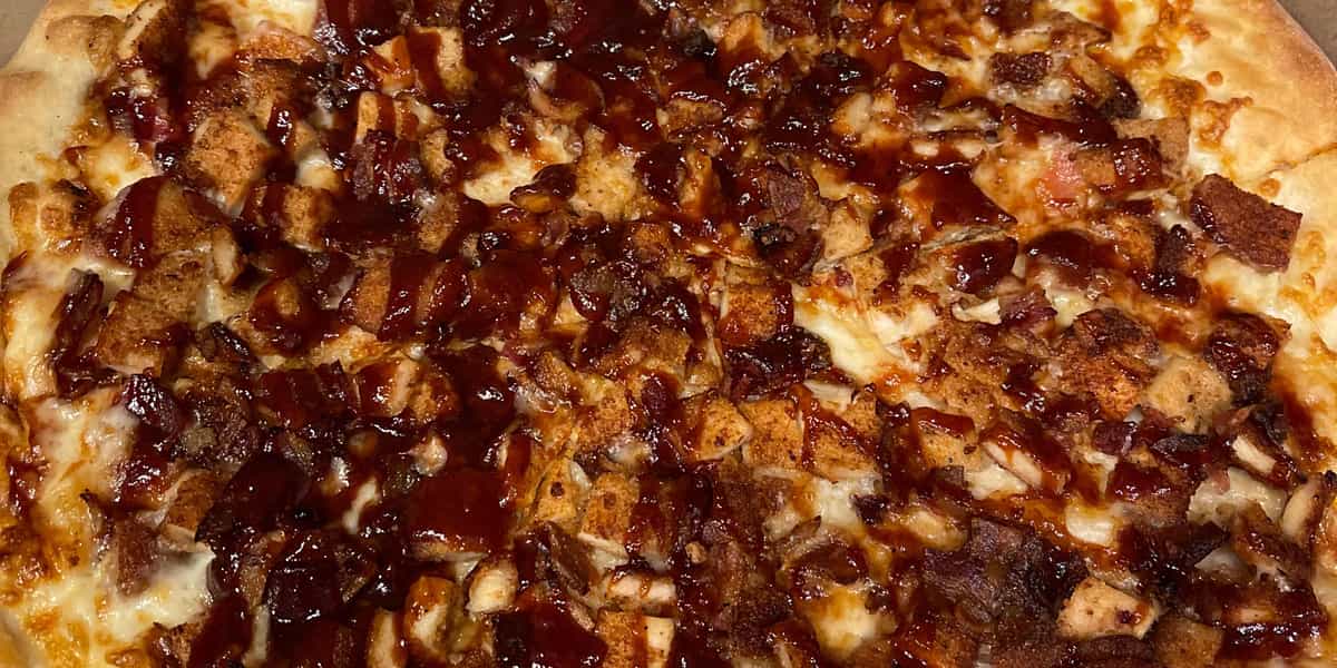 BBQ Chicken with Bacon Pizza