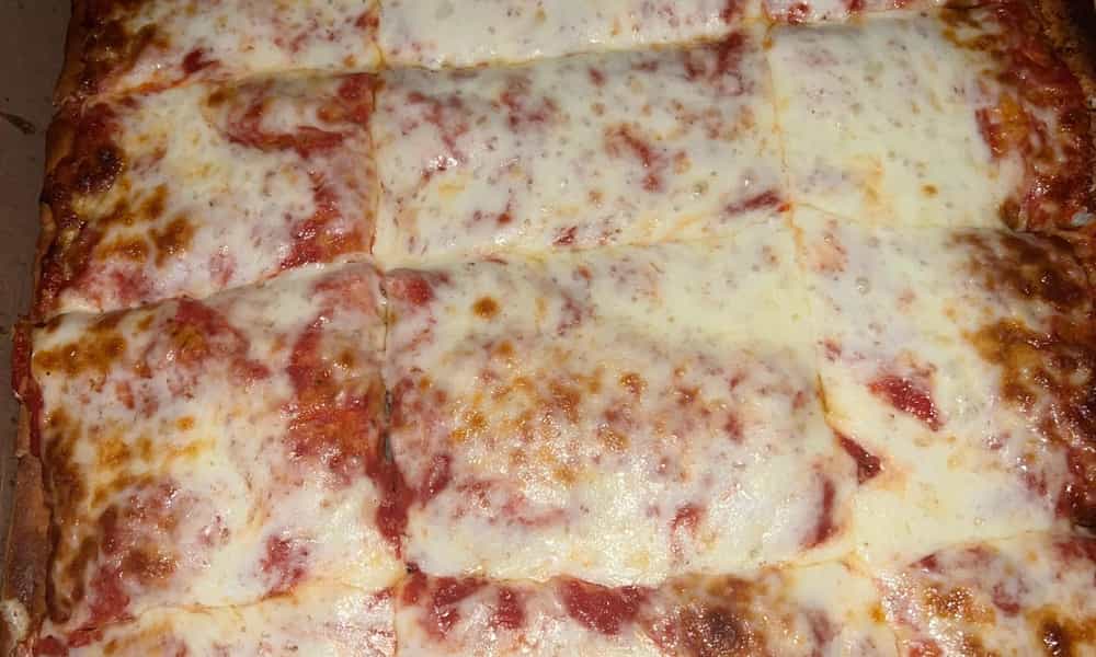Thick Crust Sicilian Cheese Pizza